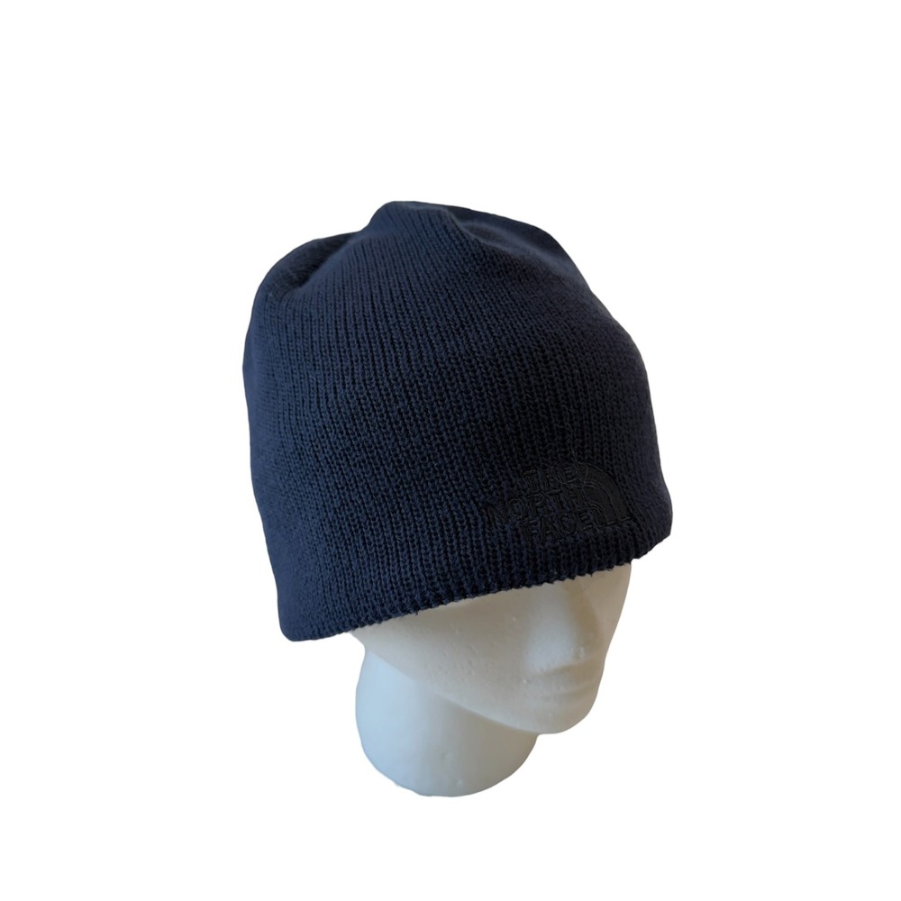 The North Face Navy Solid Beanie, One Size